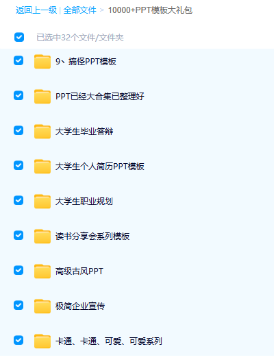 10000多套职场PPT模板 工作总结/